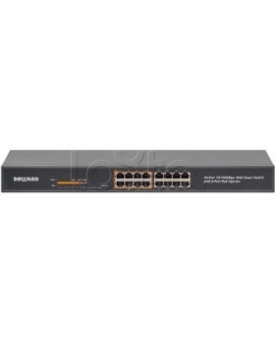 Коммутатор PoE 16-портовый Beward STW-16P8 в Находке Коммутаторы Pintop.ru
