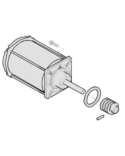 Электродвигатель G12000 в сборе Came 119RIG101 в Находке Запчасти для шлагбаумов и автоматики Pintop.ru