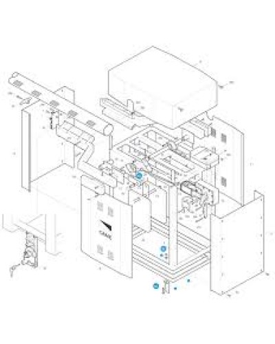Вал деблокиратора G2081 в сборе Came 119RIG153 в Находке Запчасти для шлагбаумов и автоматики Pintop.ru