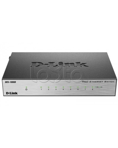 Коммутатор D-Link DES-1008D/L2B в Находке Коммутаторы Pintop.ru