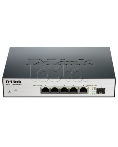 Коммутатор 6-портовый D-Link DGS-1100-06/ME/A1B в Находке Коммутаторы Pintop.ru
