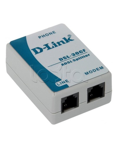Сплиттер ADSL D-Link DSL-30CF/RS в Находке Маршрутизаторы, Роутеры и Точки Доступа Pintop.ru