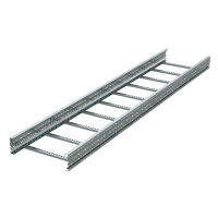 Лоток лестничный 200x500, лонжерон 1,5 мм, L 3 м, горячий цинк DKC (ULM325HDZ)