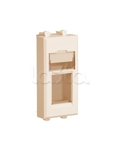 Адаптер для Keystone Ванильная дымка Avanti, 1 мод DKC 4405201 в Находке Аксессуары для стоек и шкафов Pintop.ru