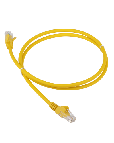 Патч-корд LANMASTER LSZH UTP кат.5e, 0.3 м, желтый LANMASTER LAN-PC45/U5E-0.3-YL в Находке Патчкорды (медные) Pintop.ru