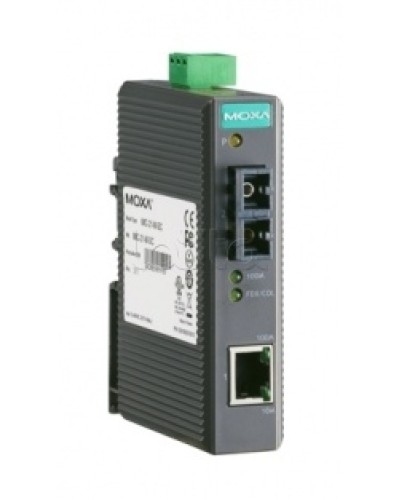 Медиаконвертер Ethernet 10/100BaseTX в 100BaseFX (SC) Moxa IMC-21-S-SC в Находке Медиаконвертеры Pintop.ru