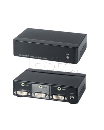 Усилитель-разветвитель DVI и аудио сигнала SC&T DD02A в Находке Видеоусилители, Модуляторы, Делители Pintop.ru