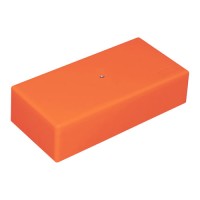 Коробка огн. с глад. стенками,без галогена, IP41, 12P, (1,5-2,5мм2) (оранж) ОКЛ Экопласт (46043HF)
