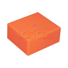 Коробка огн. с глад. стенками,без галогена, IP41, 4P, (1,5-4мм2) (оранж) ОКЛ Экопласт (46121HF)