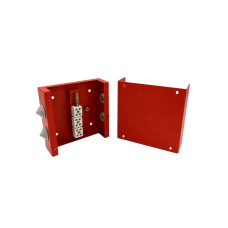 Коробка распределительная огнестойкая КРОПС, IP41, габаритные размеры 130х130х40 мм, для кабелей сечением до 2,5 мм2, 8 клемм КМ-Профиль (FRJB-KM-ST2-2.5-08-КРОПС-IP41)